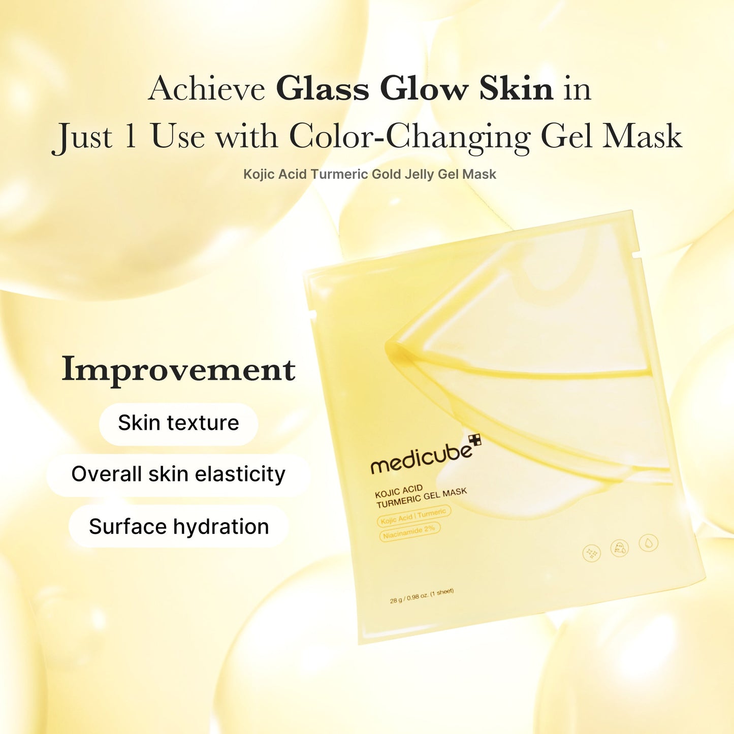 [Subscr.] Kojic Acid Turmeric Gold Jelly Gel Mask